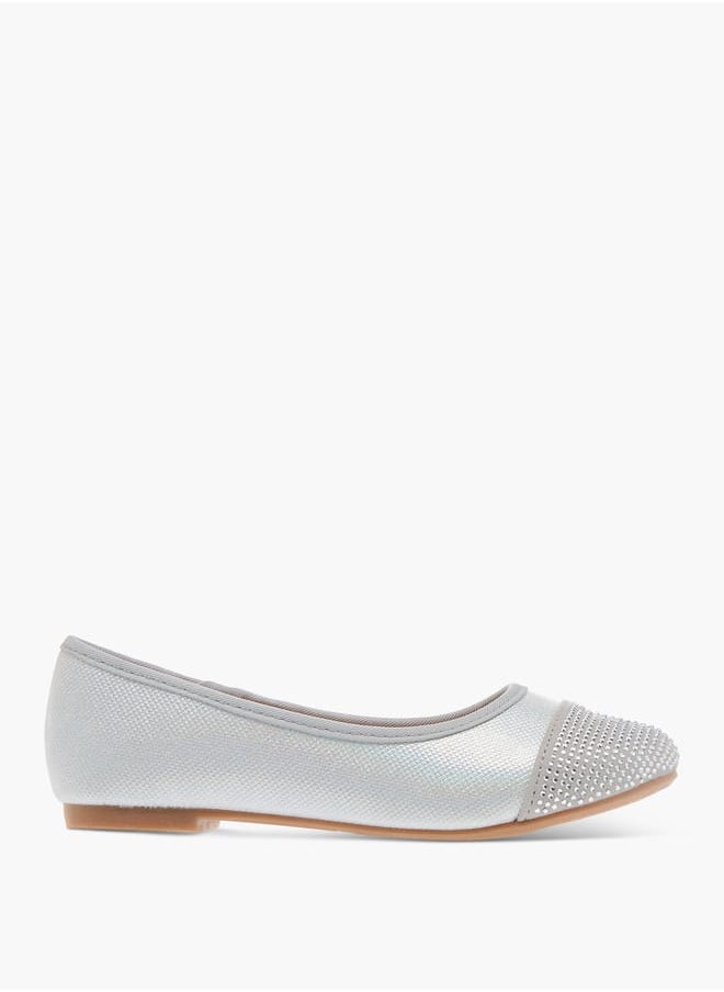 Girls Embellished Slip-On Ballerina Shoes Ramadan Collection