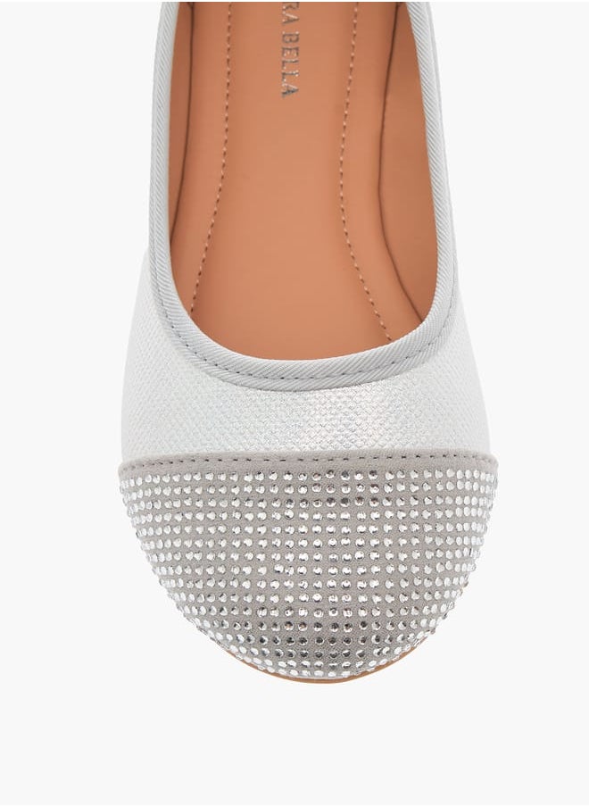 Girls Embellished Slip-On Ballerina Shoes Ramadan Collection