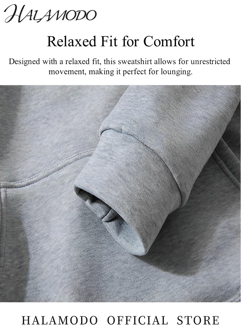 Men's Hoodie Pullover Powerblend Fleece Hoodie Sweatshirt with pattern Comfortable Sweatshirt Pullover Hooded Sweatshirt