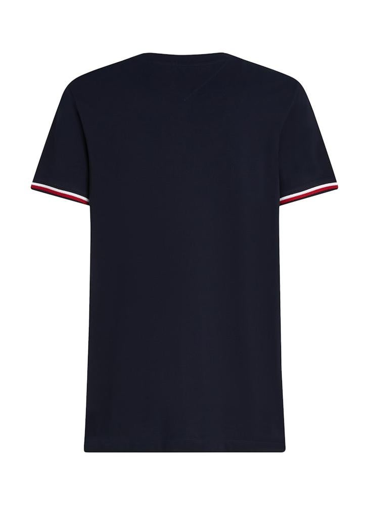 Global Stripe Cuff T-Shirt