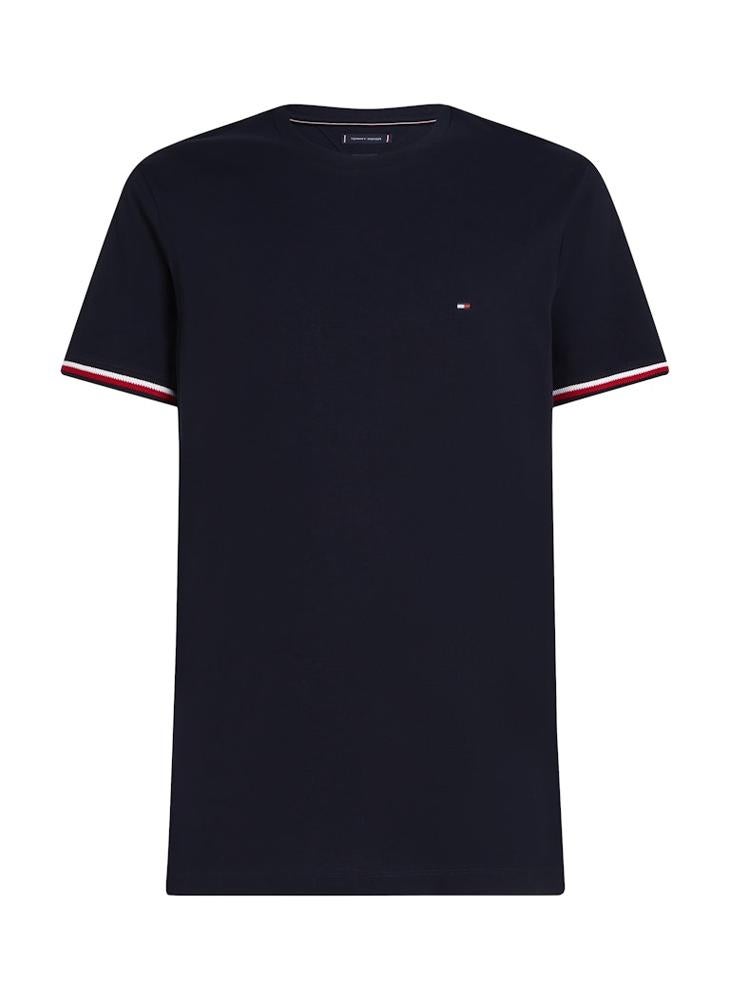 Global Stripe Cuff T-Shirt