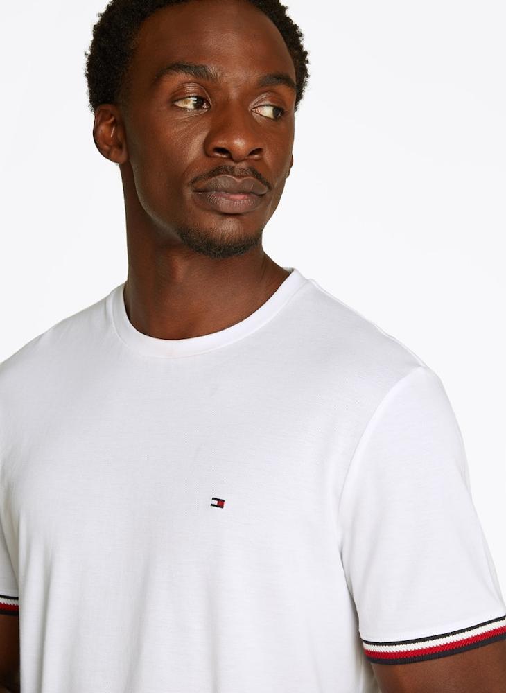 Global Stripe Cuff T-Shirt