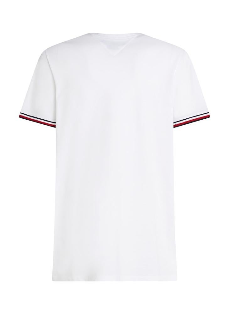 Global Stripe Cuff T-Shirt