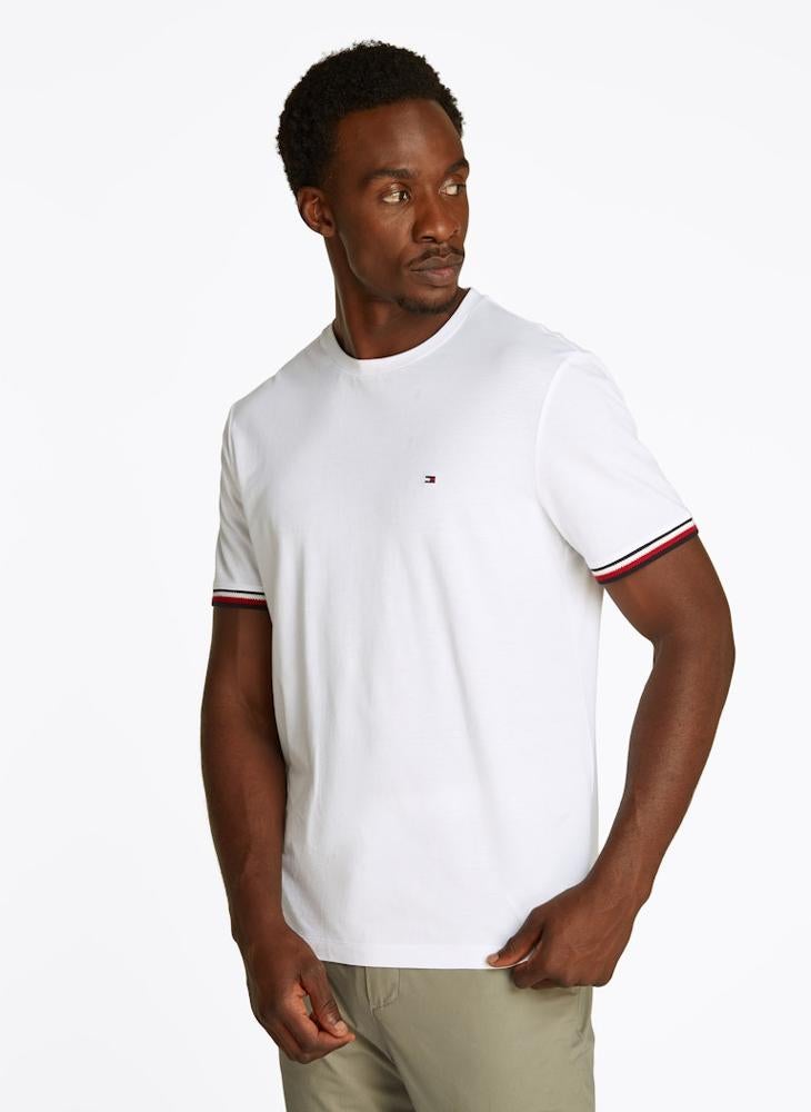 Global Stripe Cuff T-Shirt