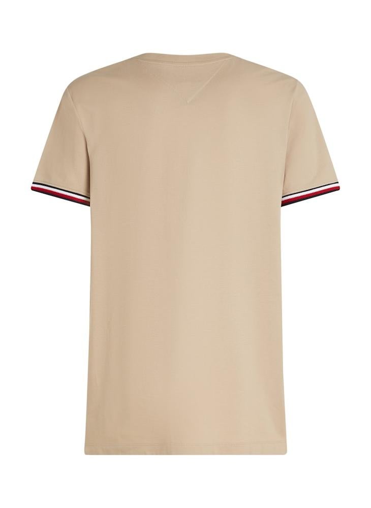 Global Stripe Cuff T-Shirt