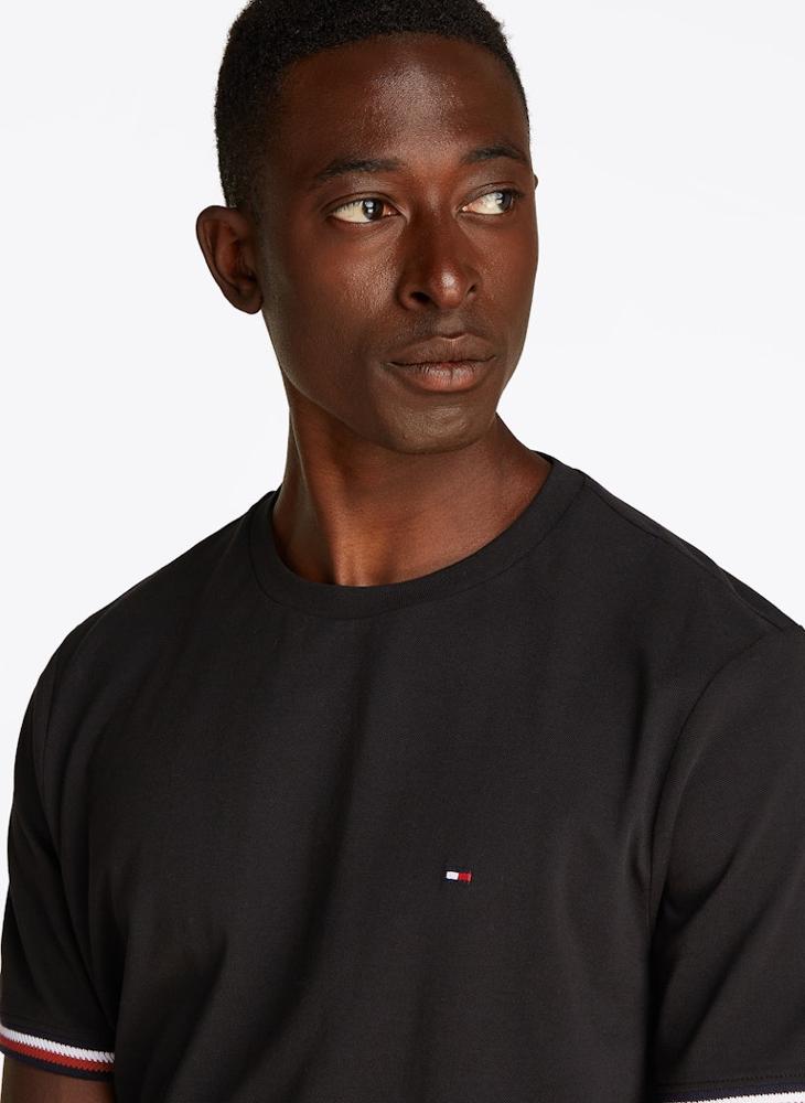 Global Stripe Cuff T-Shirt