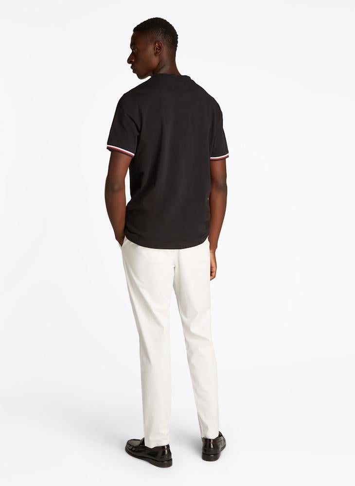 Global Stripe Cuff T-Shirt