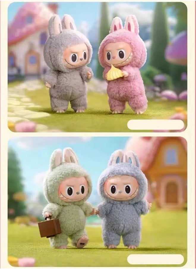Labubu THE MONSTERS Exciting Macaron Series Random 1 piece Pop Mart blind box Collectible Toy Art（Blind box）