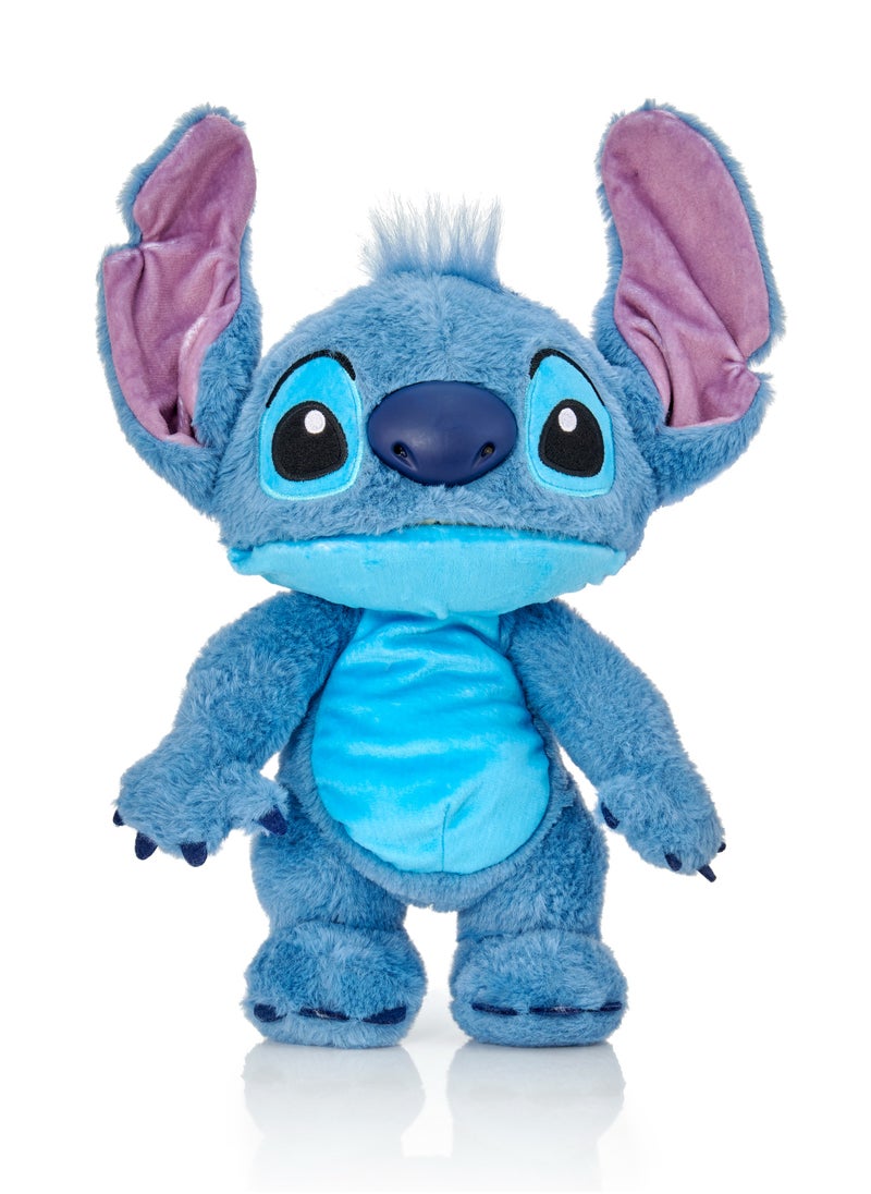 Disney Stitch Real FX Chatty Puppetronic | Lilo & Stitch | Puppet | Interactive Plush Toy | Soft Toy | With Fun Phrases and Sound | Gift for Kids and Adults