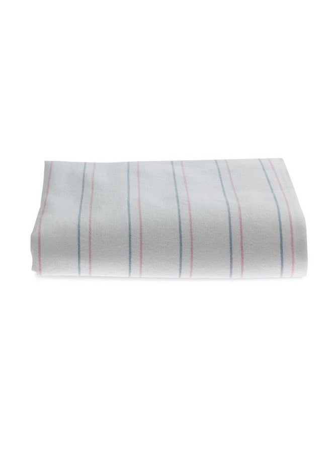 Medline Candystripe Stripe Baby Blanket, Classic Design, 100% Cotton, Soft, Cuddly, Swaddling, 36