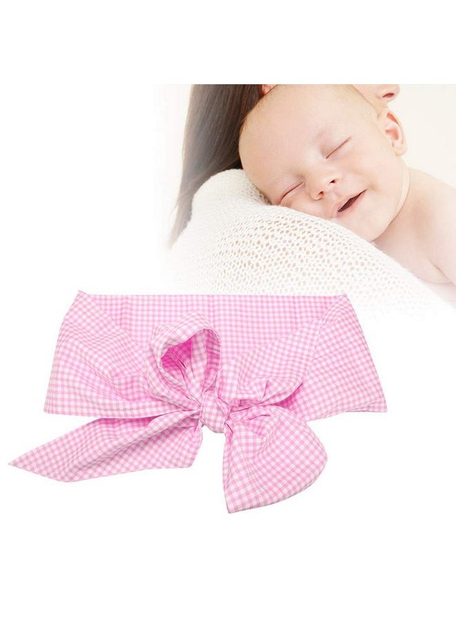 VGEBY Newborn Swaddle Sash Maternity Bow Sash Newborn Infant Blanket Swaddling Blankets for Photo Shot Stretch Wrap Blankets & Swaddling (Light Plaid)