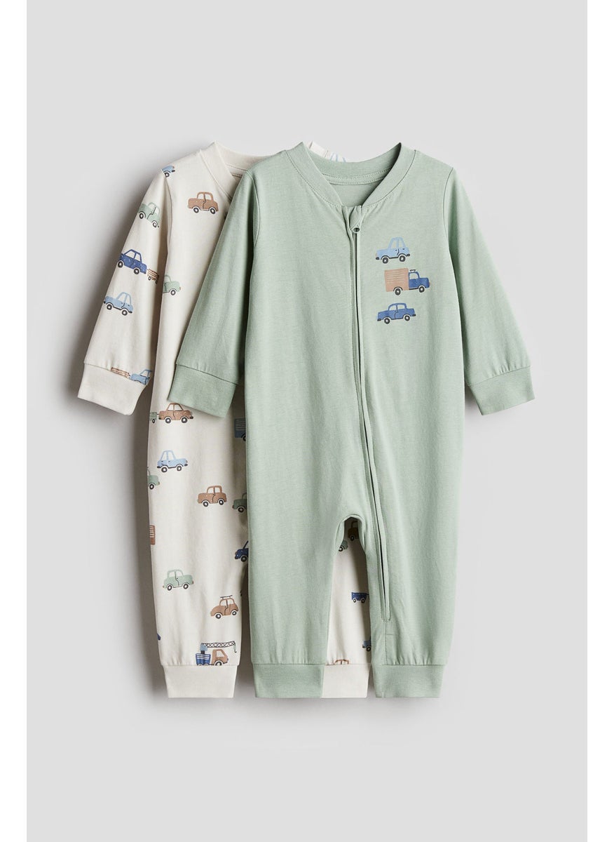 2-Pack Patterned Cotton Pyjamas