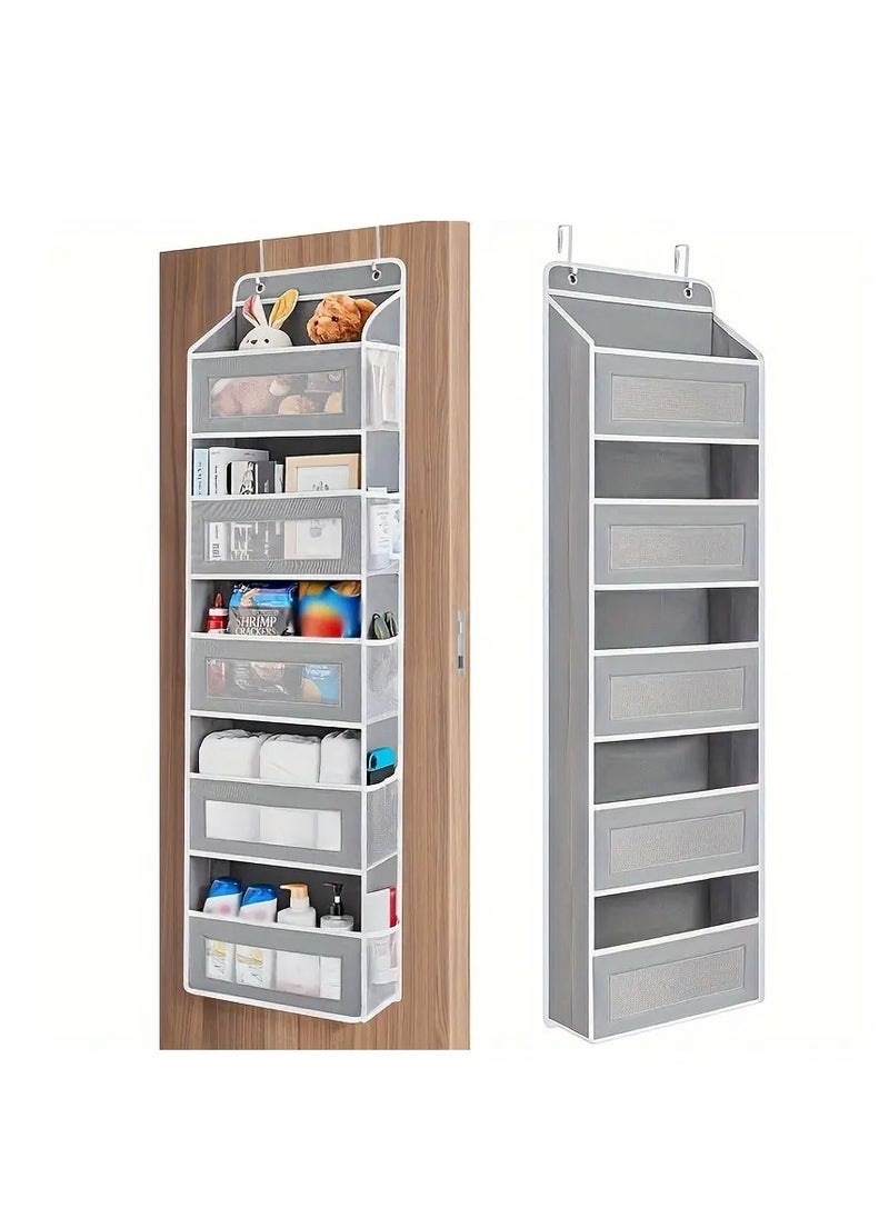 ARCOON Over-the-Door Hanging Storage Organizer with 5 Shelves and Pockets - Versatile Accessory Holder for Bedroom, Bathroom, Pantry - Space-Saving Solution, Sturdy & Easy to Install