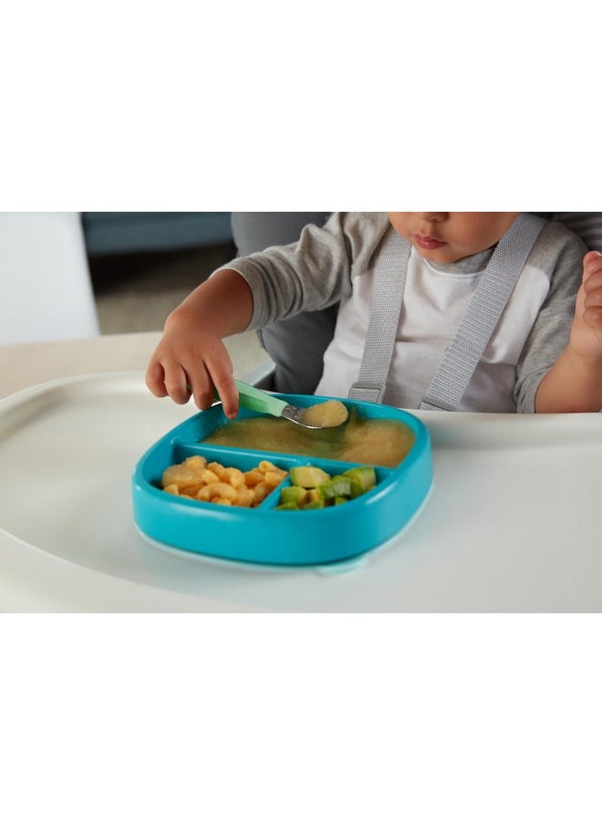 NUK Kiddy Cutlery Spoons, Durable Stainless Steel, BPA and Latex-Free, 18+ Months, Pack of 3