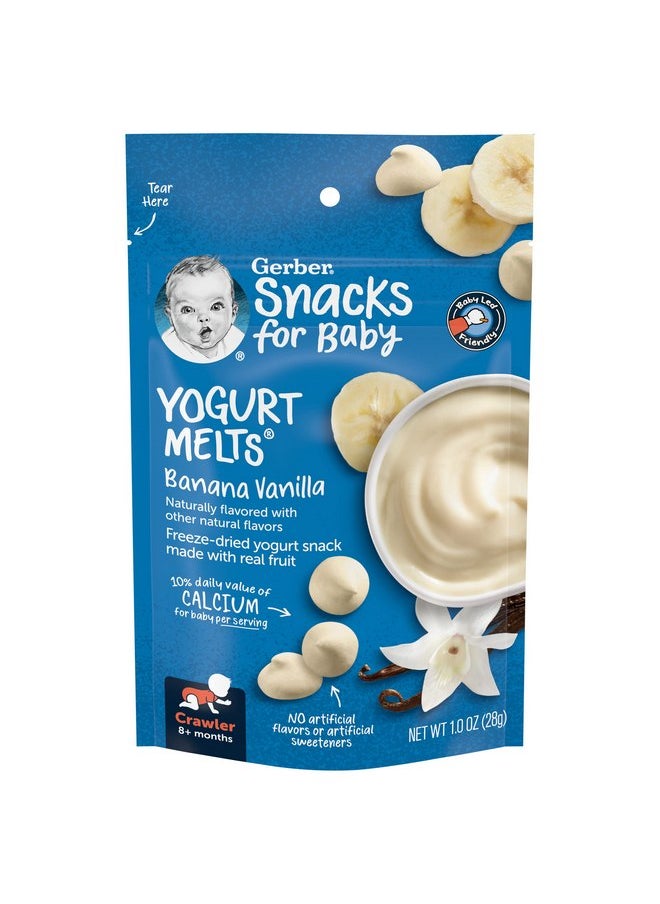 Gerber Graduates Yogurt Melts, Banana Vanilla, 1 Ounce