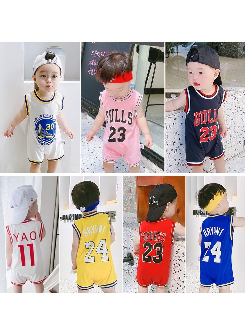 Baby Cotton Jumpsuit Football Shirt