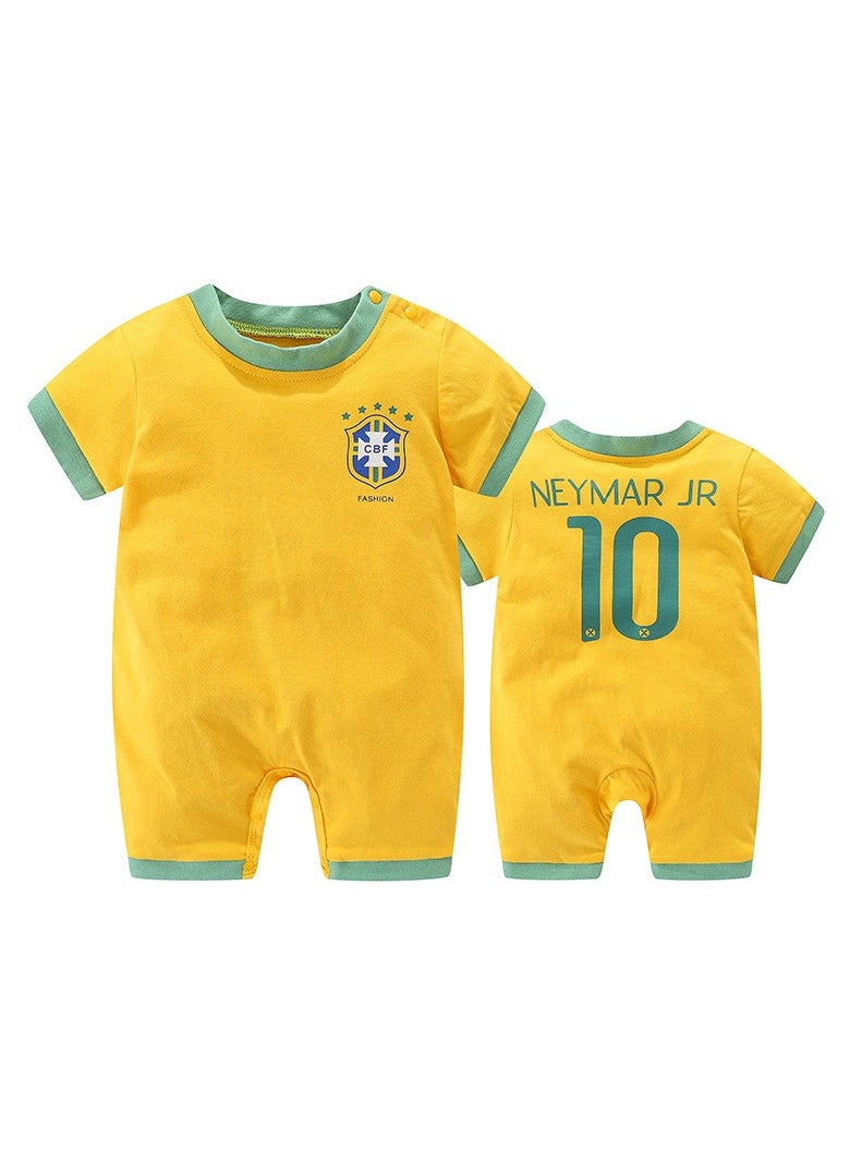 Baby Cotton Jumpsuit Football Shirt