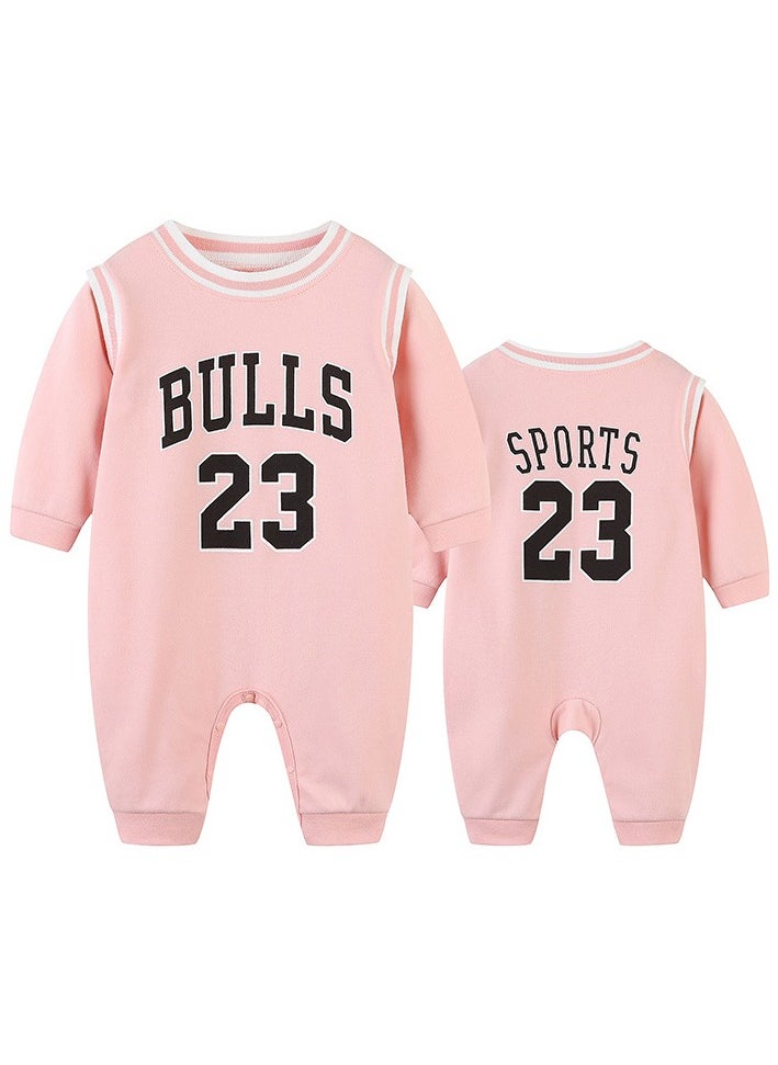 Baby Cotton Jumpsuit Football Shirt