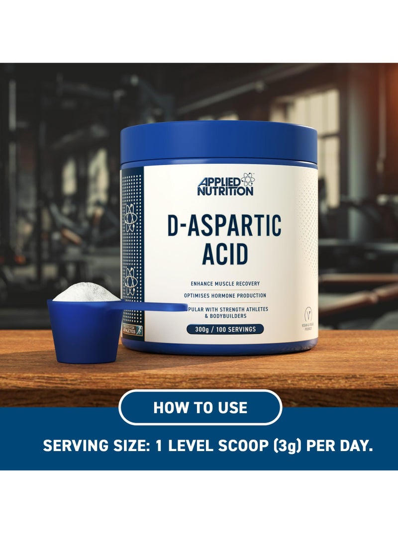 Applied Nutrition D-Aspartic Acid, 100 Serving, 300g