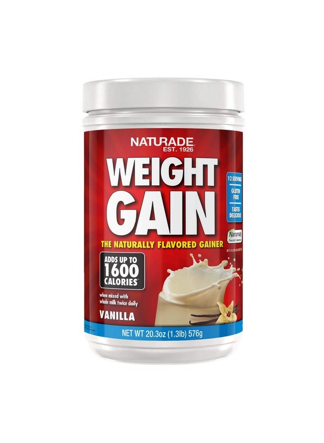 Weight Gain Instant Nutrition Drink Mix Vanilla 20.3 Ounce