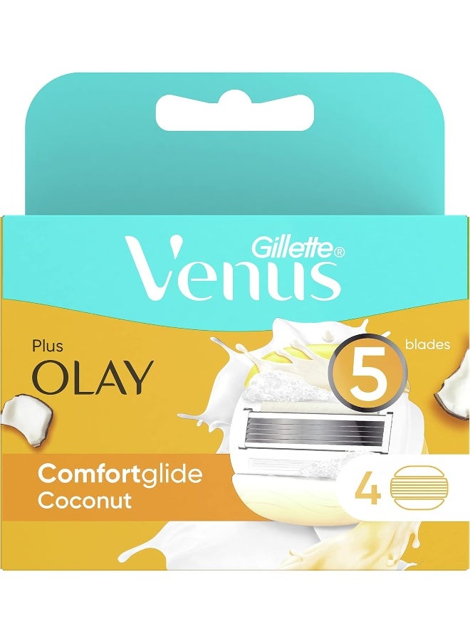 Gillette Venus and Olay Women's Razor Blade Refills 4 count