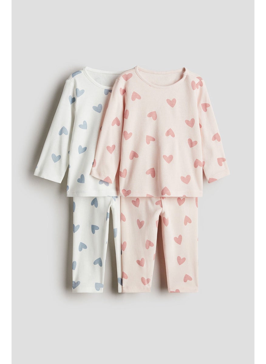 2-Pack Printed Cotton Pyjamas