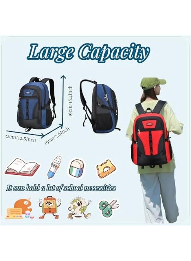 Teens Elementary School Backpack Casual Day pack Students Book Bags Outdoor Travel Knapsack Bags for Boys Girls