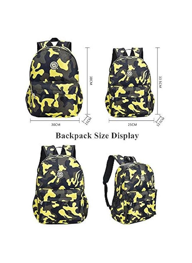 Mini Camouflage Backpacks for Nursery School, Toddler Kindergarten Boys Bookbag for Kids