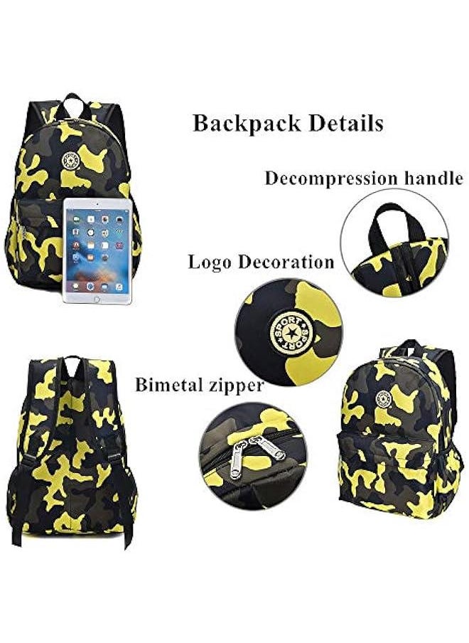 Mini Camouflage Backpacks for Nursery School, Toddler Kindergarten Boys Bookbag for Kids