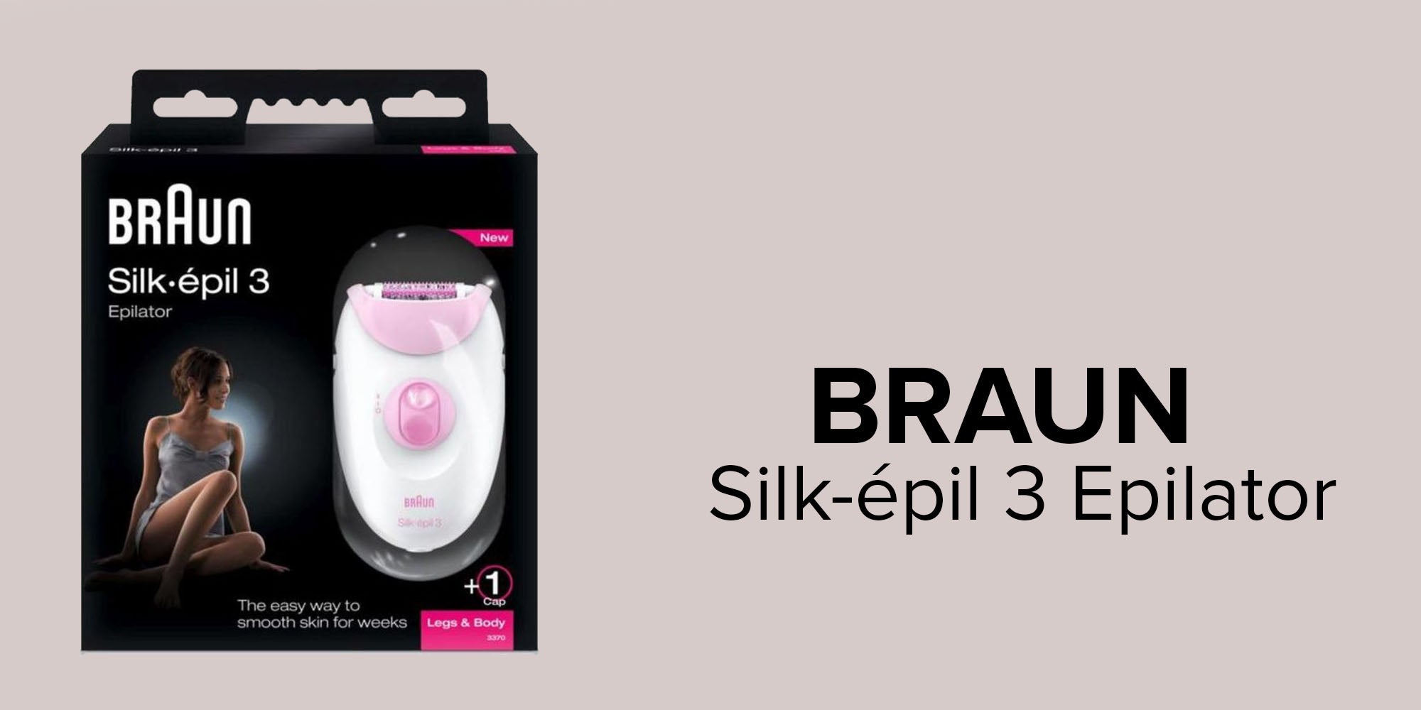 Electronic Epilator White/Pink