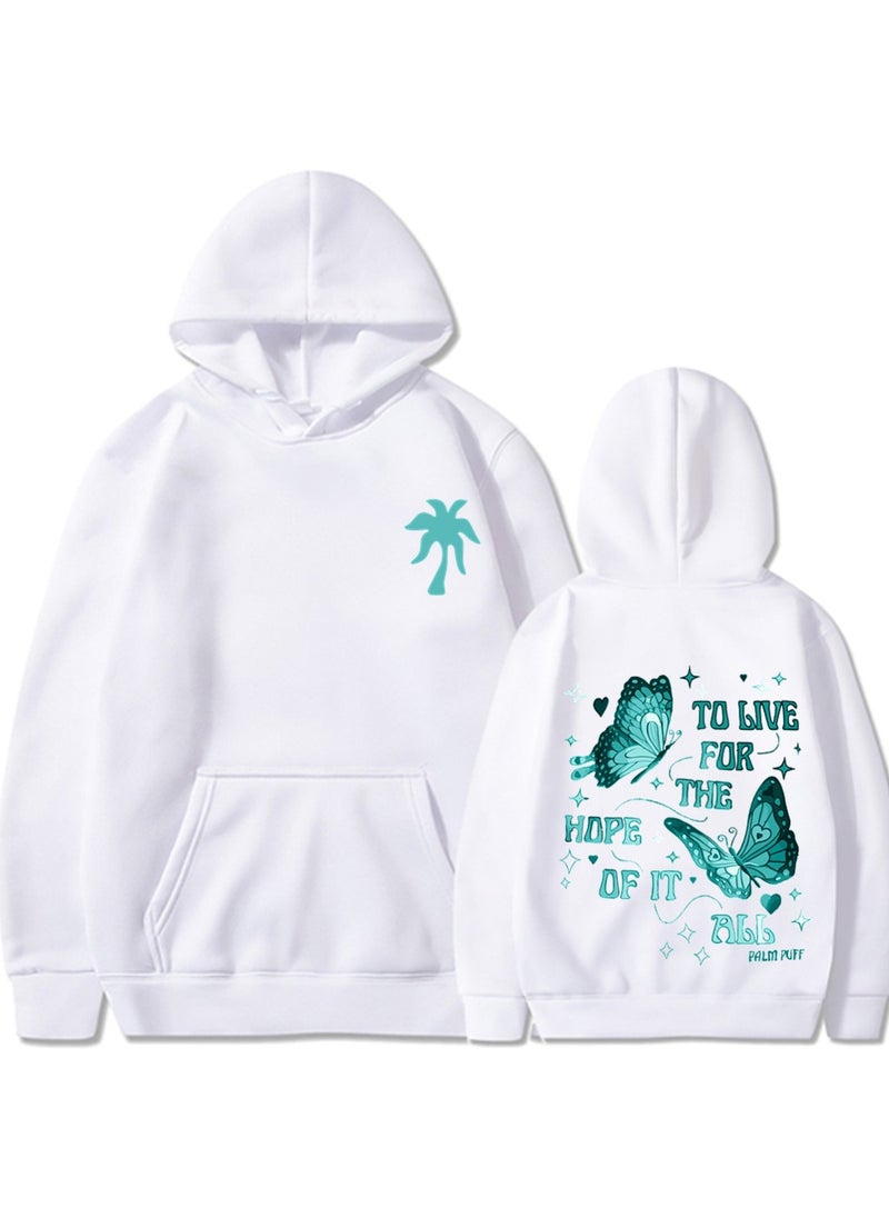 2024 Women's Velvet Printed Hoodie