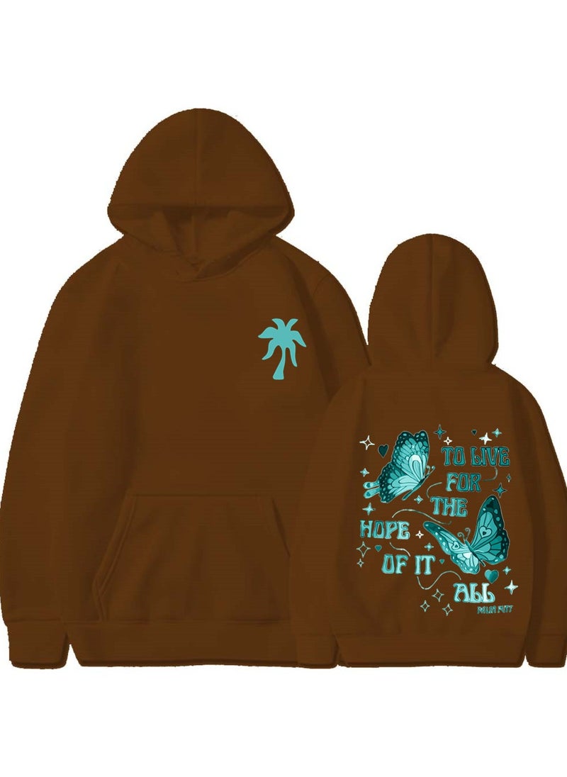 2024 Women's Velvet Printed Hoodie