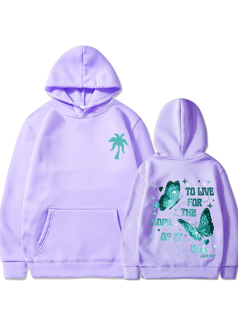 2024 Women's Velvet Printed Hoodie