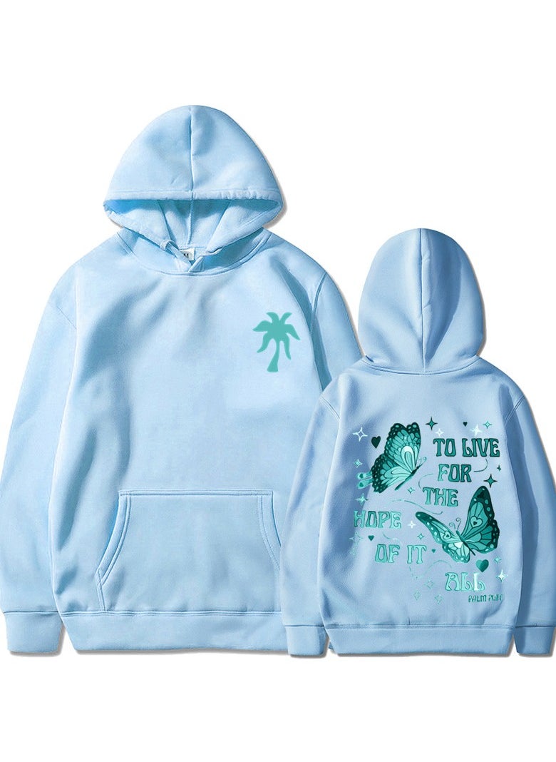 2024 Women's Velvet Printed Hoodie