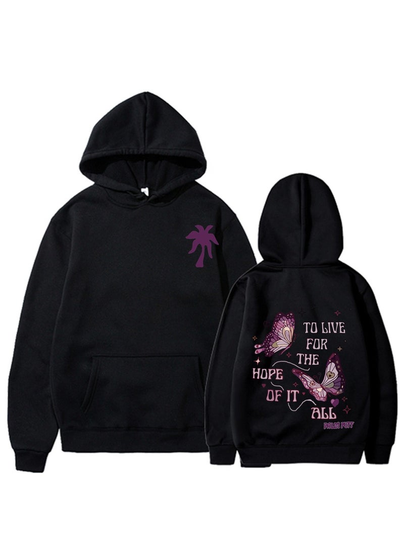 2024 Women's Velvet Printed Hoodie