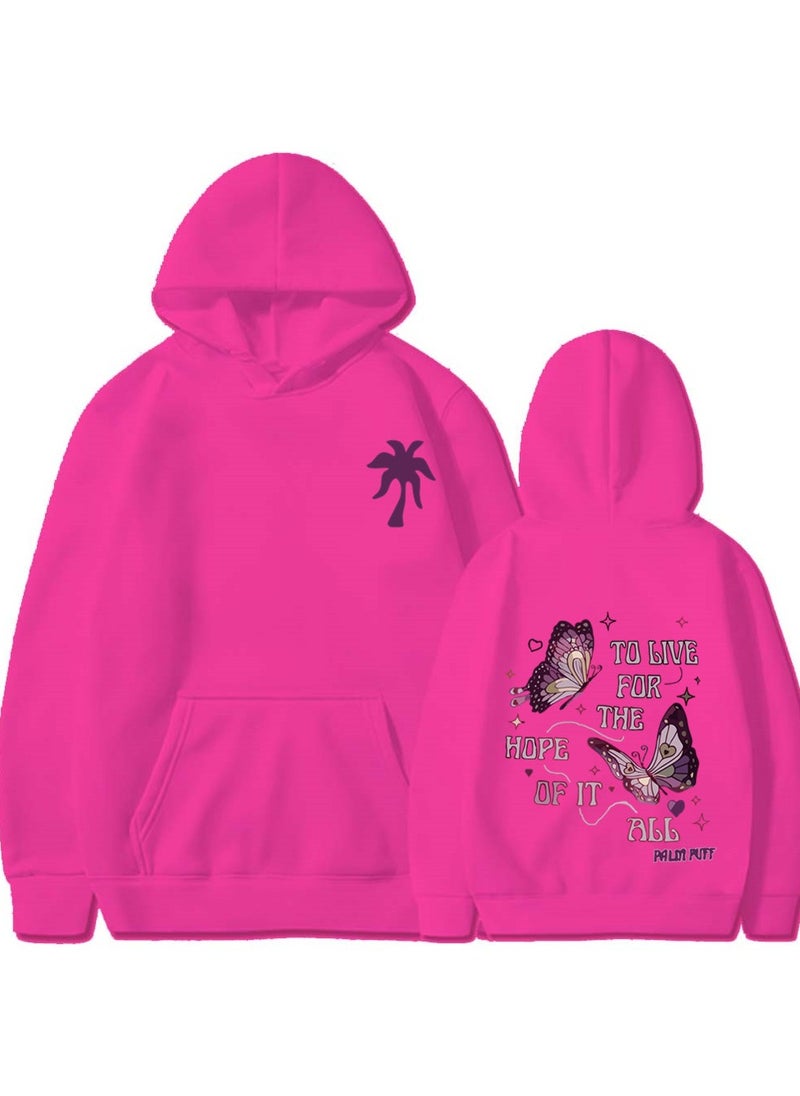 2024 Women's Velvet Printed Hoodie