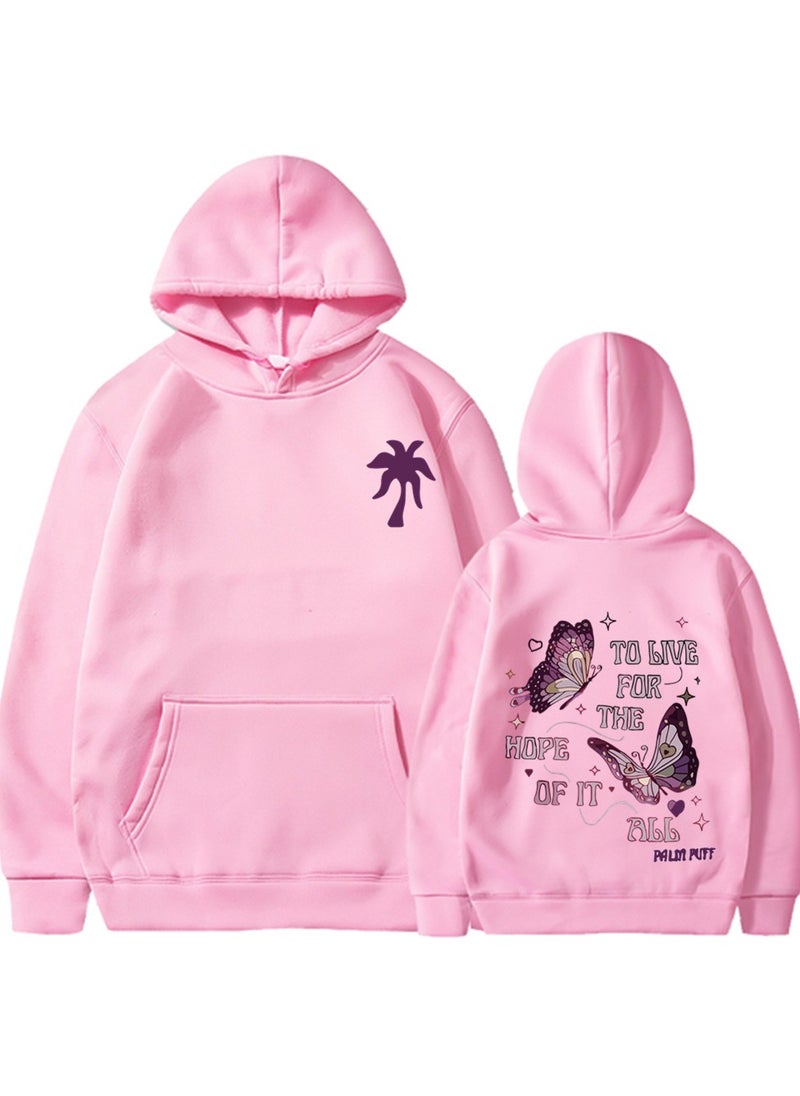 2024 Women's Velvet Printed Hoodie
