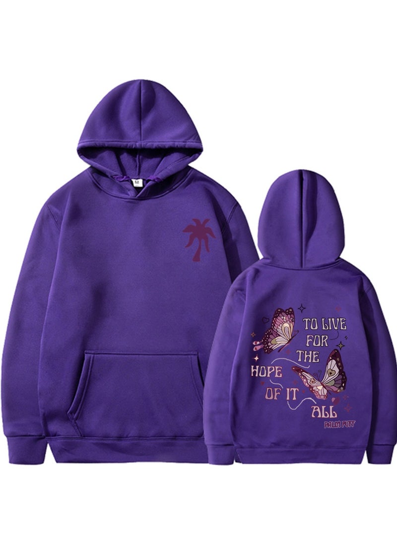 2024 Women's Velvet Printed Hoodie