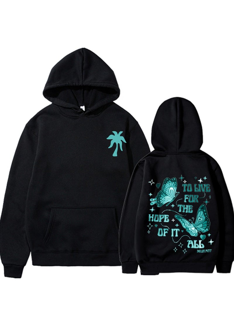 2024 Women's Velvet Printed Hoodie