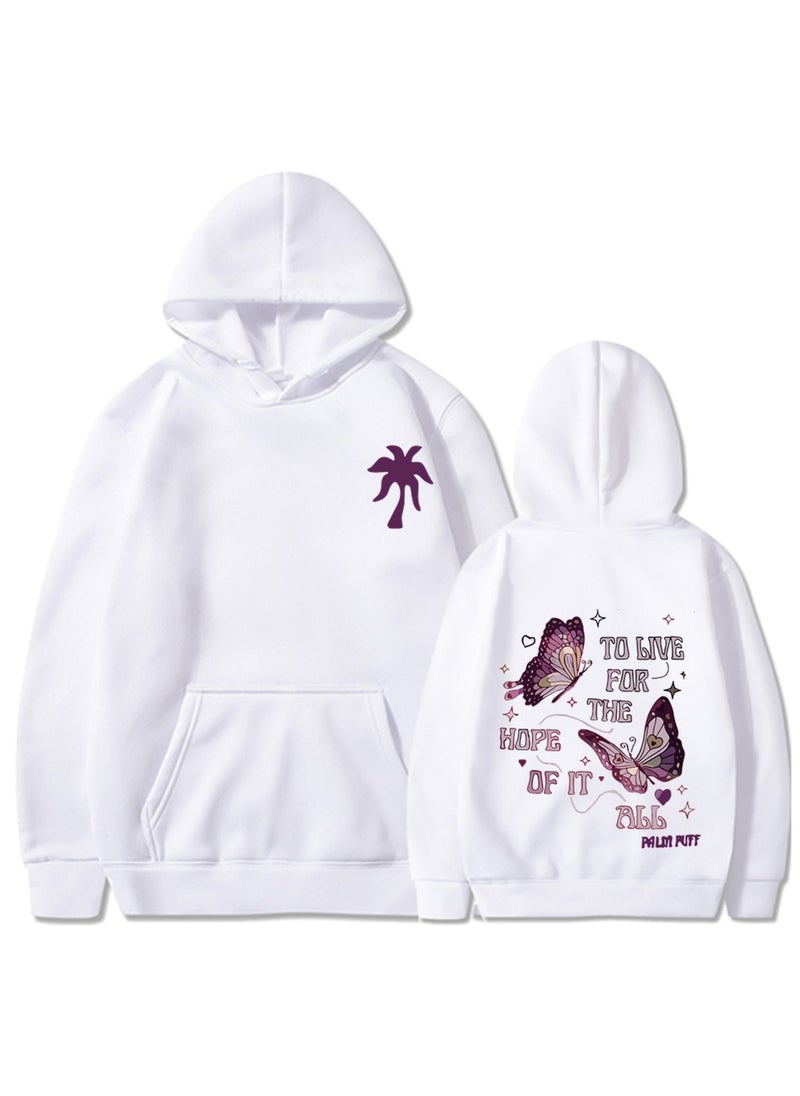 2024 Women's Velvet Printed Hoodie