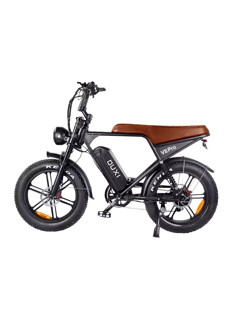 Ouxi Mountain E-Bike 48V 15AH Lithium Battery, 850-1000W Powerful Motor, 55km/h Top Speed, Fat Tires Electric Bicycle, Lightweight Aluminum Frame