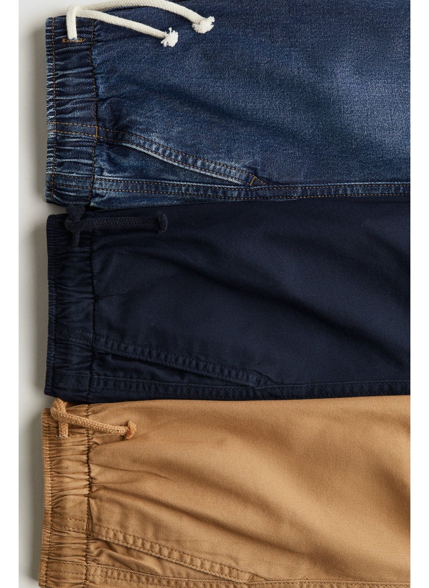 3-Pack Cotton Joggers