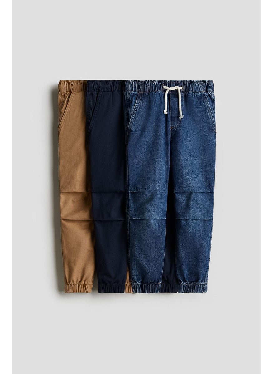 3-Pack Cotton Joggers