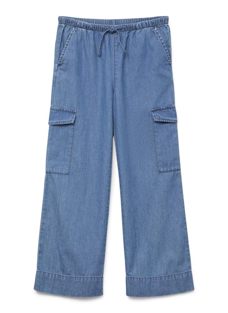 Kids Denim Woven Sweatpants