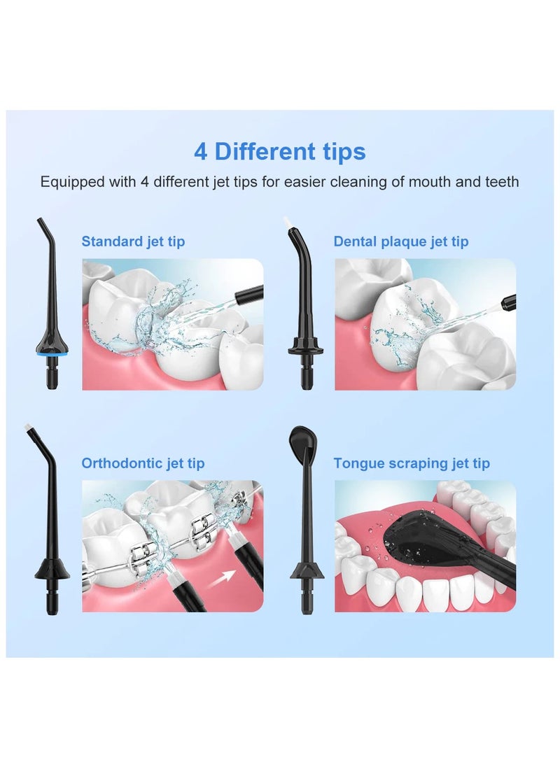 Water Flosser 6 nozzles 4 modes DIY Water Floss Teeth Rechargeable Oral Irrigator YXY-801