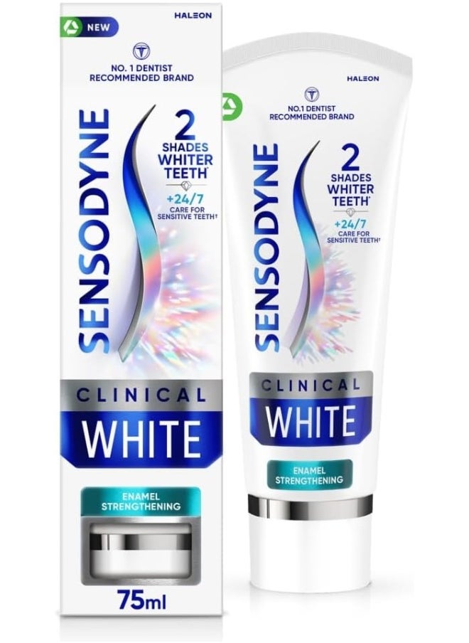 Sensodyne Clinical White Enamel Strengthening Toothpaste 75ml