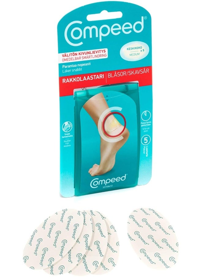 Compeed Blister Plasters, Medium, 5 Pieces