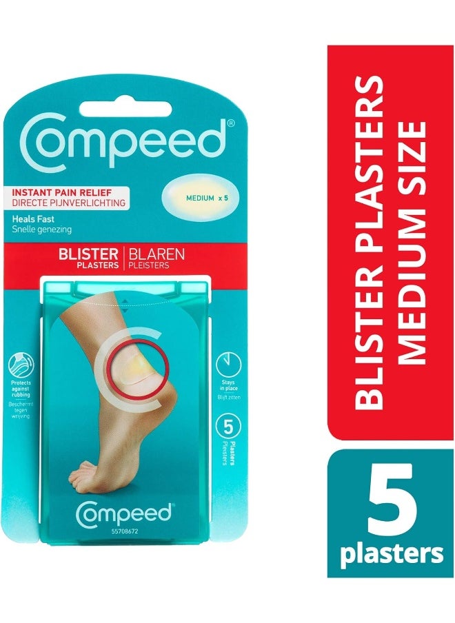 Compeed Blister Plasters, Medium, 5 Pieces