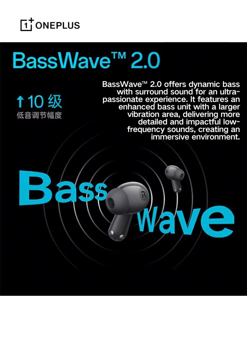 Buds Ace 2 – Premium Wireless Earbuds with Extended Battery and Advanced Noise Cancellation cyan