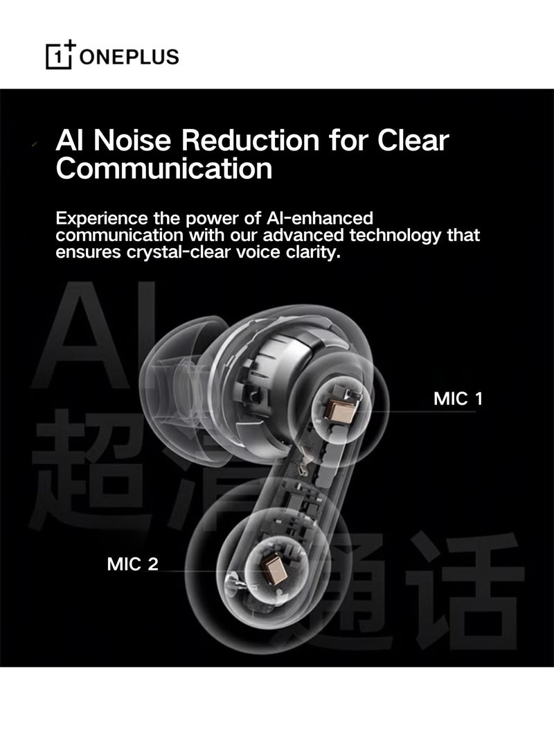 Buds Ace 2 – Premium Wireless Earbuds with Extended Battery and Advanced Noise Cancellation cyan
